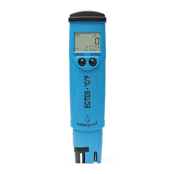 Влагозащищенный карманный кондуктометр HANNA HI98311 DiST 5, 0-3999 мкСм/см, 0-2000 ppm, 0-60 C