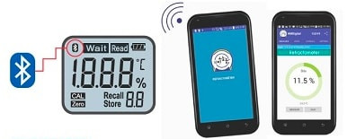 Цифровой рефрактометр Brix HM Digital BTR-1000 (Brix) для измерения сахара с функцией Bluetooth
