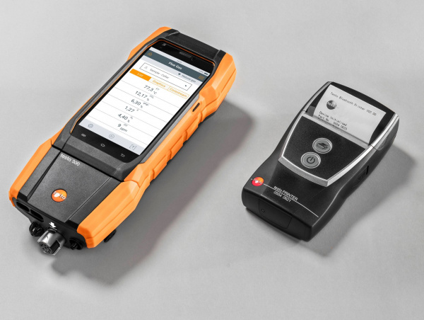Комплект Testo 300 Longlife, CO с Н2 компенсацией (разб. до 30 000 ppm) - Анализатор дымовых газов (O2, СО с H2-компенсацией  до 30 000 ppm)