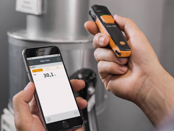 Смарт-зонд Testo 805 i - ИК-термометр с Bluetooth, управляемый со смартфона/планшета