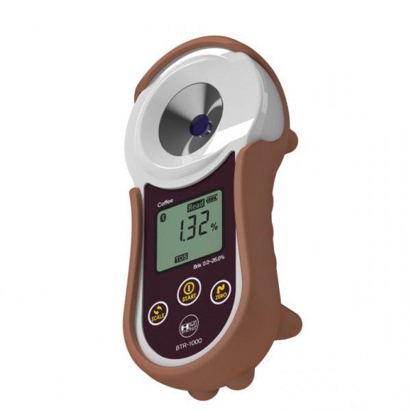 Цифровой рефрактометр Brix/TDS/Temp HM Digital BTR-1000 (Coffee) для кофе с функцией Bluetooth