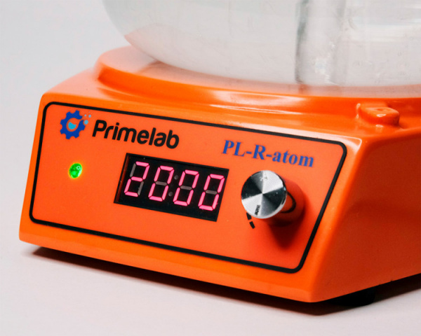 Компактная Магнитная мешалка без подогрева Primelab PL-R-atom 2л