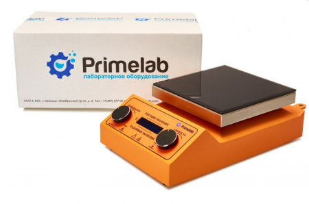 Программируемая мешалка с подогревом Primelab PL-R-steps-H, 10 литров