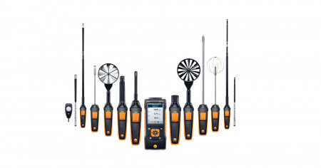 Testo 440 dP - Прибор для измерения скорости и оценки качества воздуха в помещении со встроенным сенсором дифференциального давления